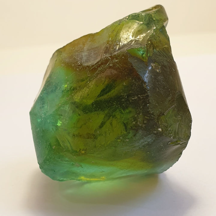 Rare African Bi-Colour Bibi - Deep Sea Green/Brown 73g (AA304)