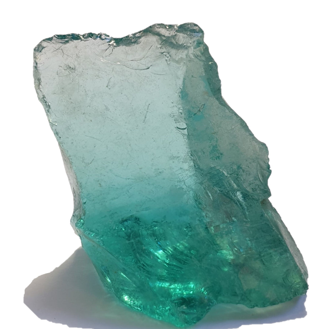 Rare African Bi-Colour Bibi - Aqua/Deep Sea Green 54g (AA307)