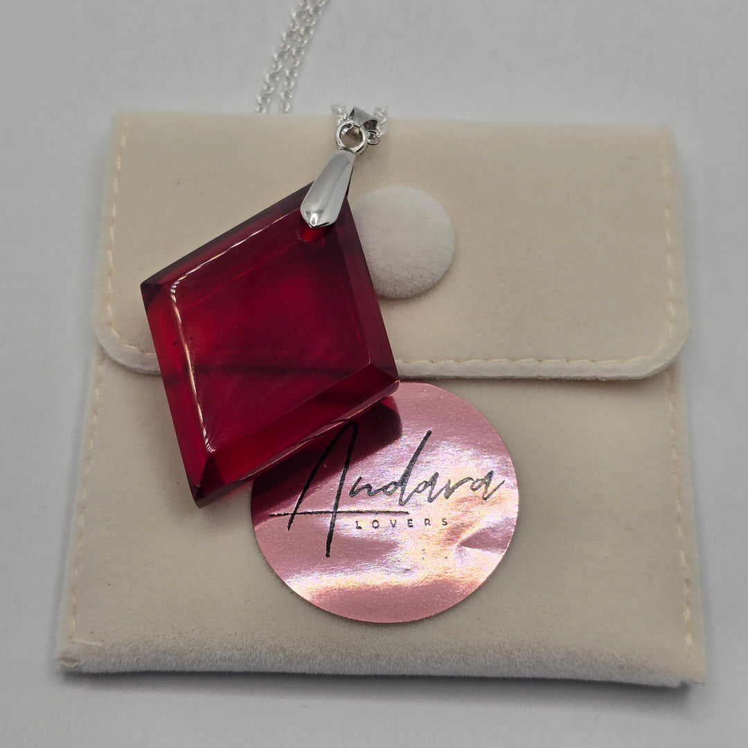Divine Red Diamond Pendant  (PI298)