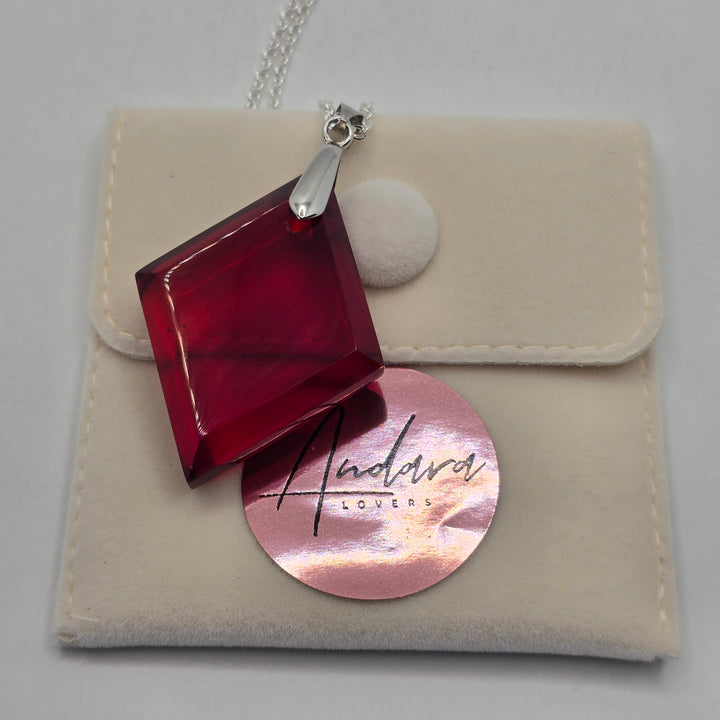 Divine Red Diamond Pendant  (PI298)