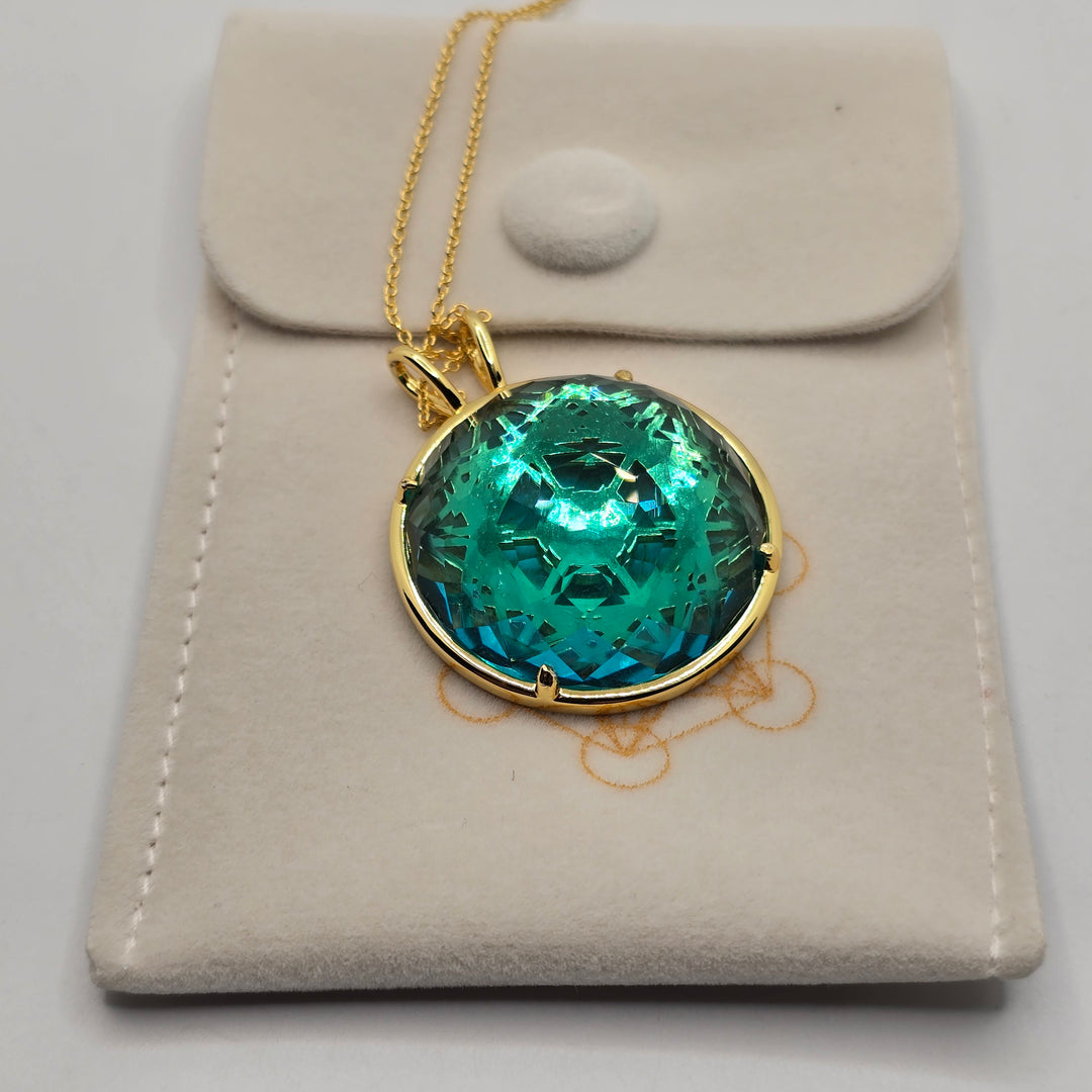 Cosmic Body Balance Pendant - Cosmic Aqua (PI308)