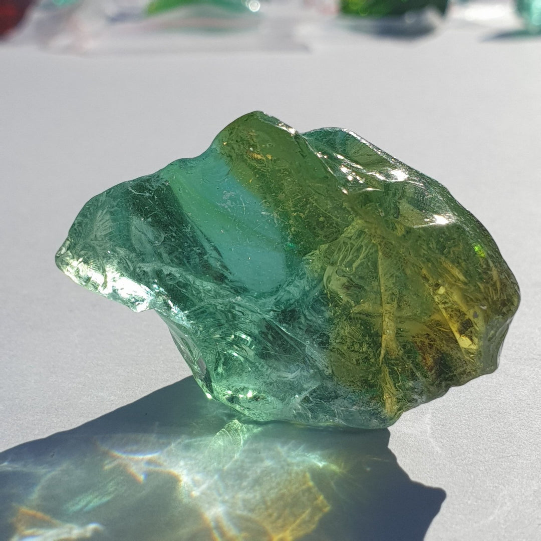 African Andara Rare Multicolour Aqua, Green, Gold Bibi 33g (AA146)