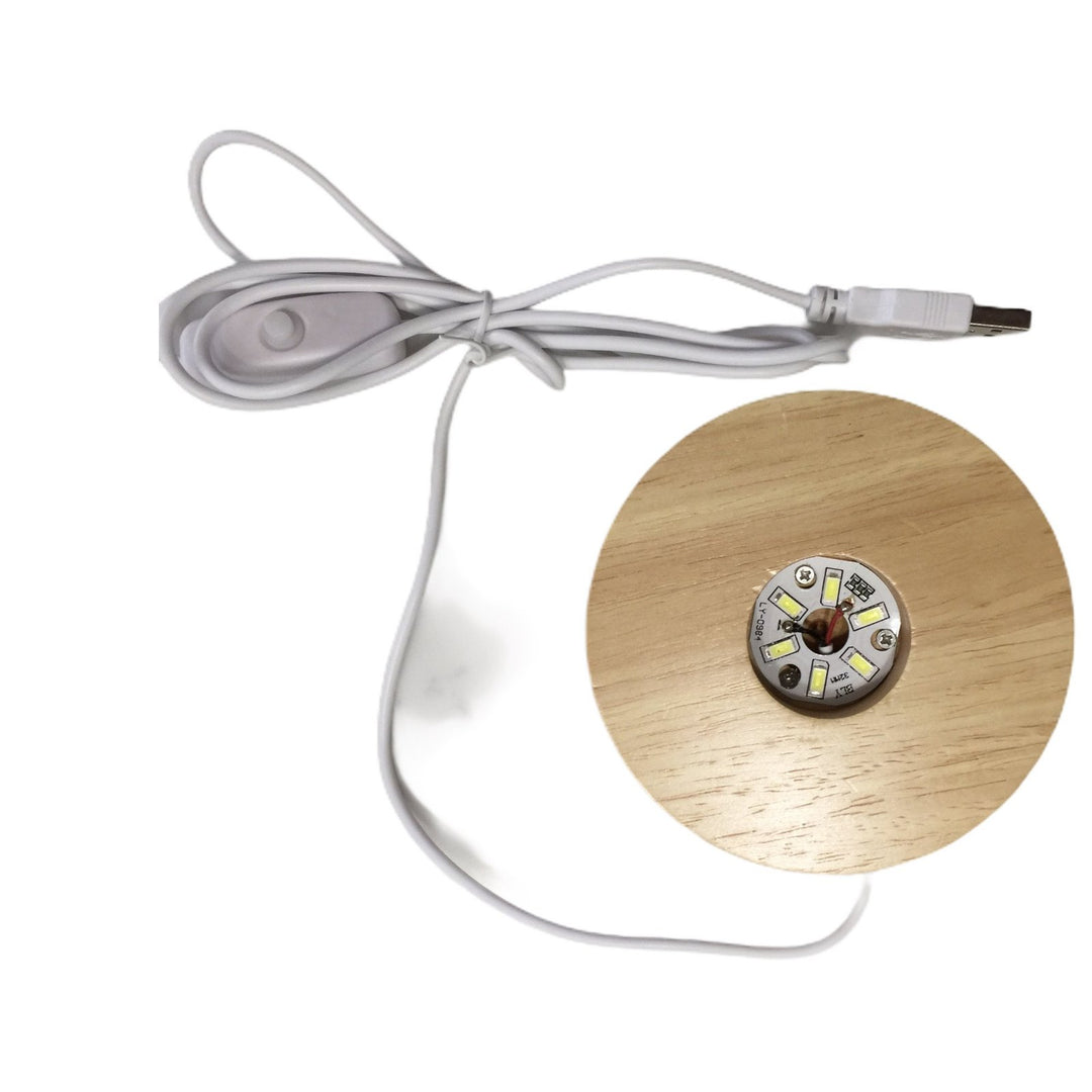 Timber USB Lamp Large (LMP002)