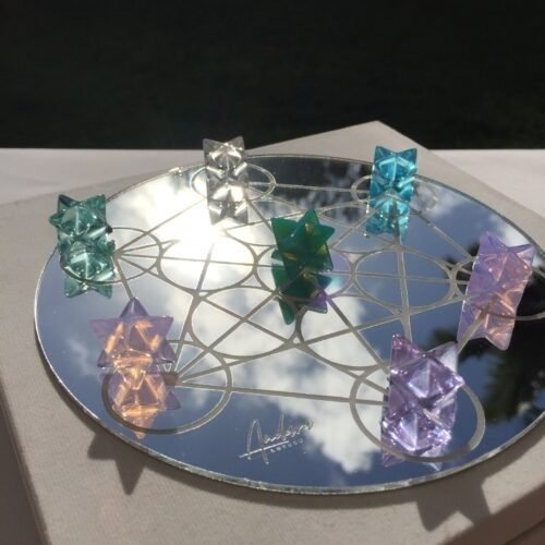 Merkaba Boxed Set Small with Silver Grid (MER017a)