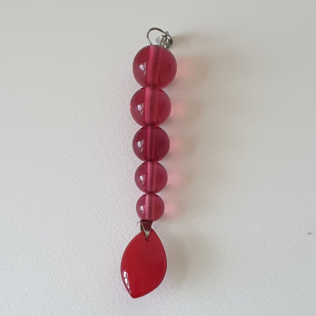 Suncatcher/Pendant/key ring- Red (SC001)