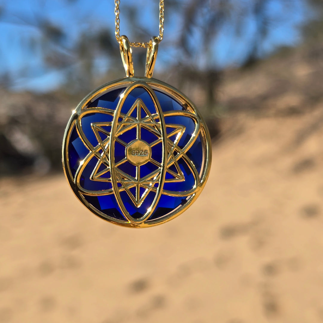 Cosmic Body Balance Pendant - Tanzanite Blue (PI289S)