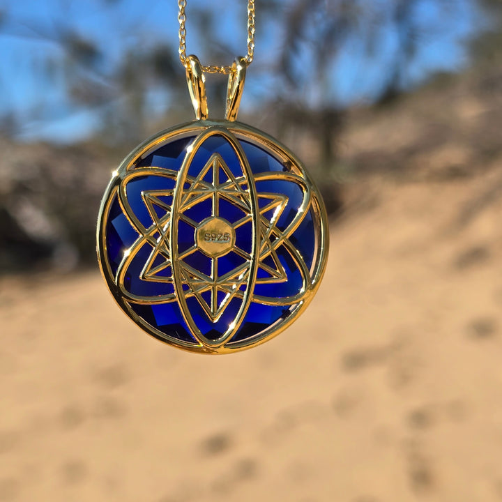 Cosmic Body Balance Pendant - Tanzanite Blue (PI289S)