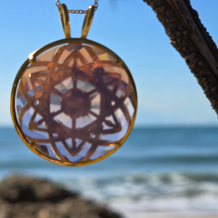 Cosmic Body Balance Pendant - Shekinah Rose (PI288S)