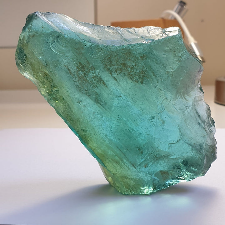 Rare African Bi-Colour  - Aqua/Brown 310g (AA298)