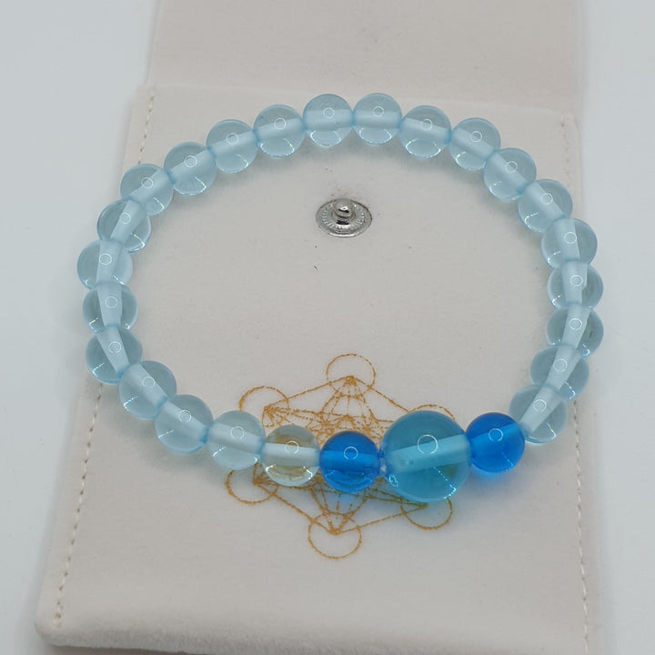 Aqua/Turquoise Atlantis Bracelet (B039) S