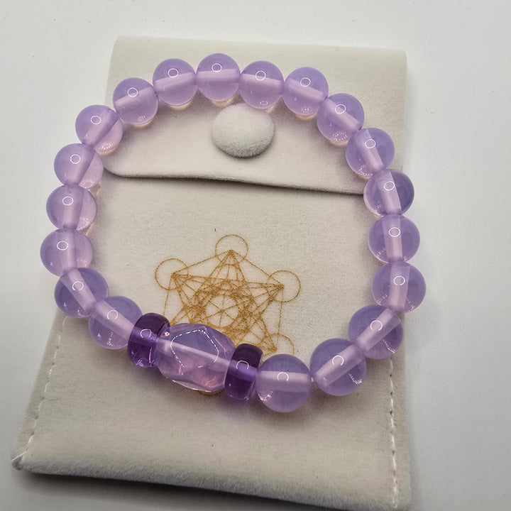 Shekinah Lilac/Lilac Light Body Bracelet (B060)