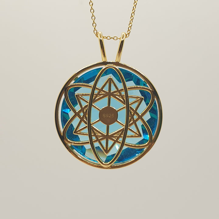 Cosmic Body Balance Pendant - Atlantic Green (PI291R)