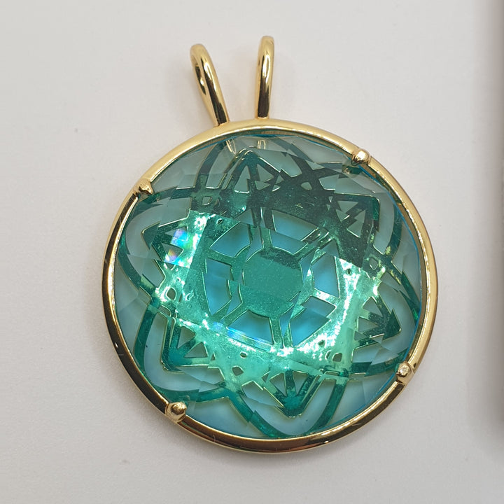 Cosmic Body Balance Pendant - Atlantic Green (PI291R)