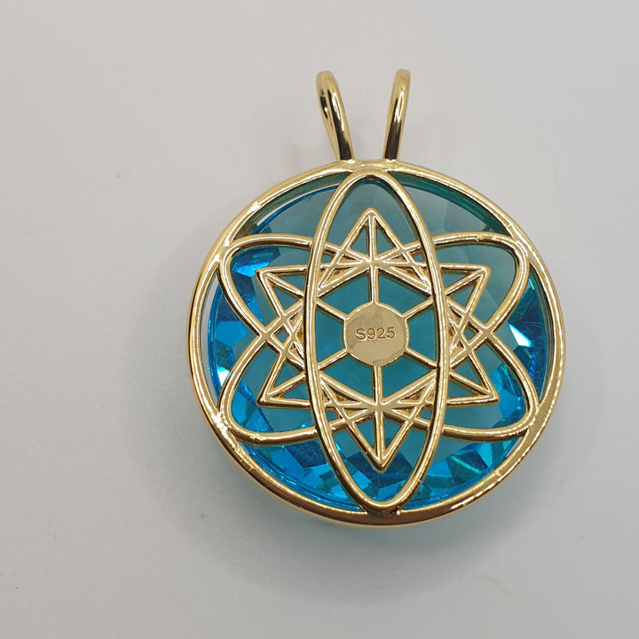 Cosmic Body Balance Pendant - Atlantic Green (PI291R)