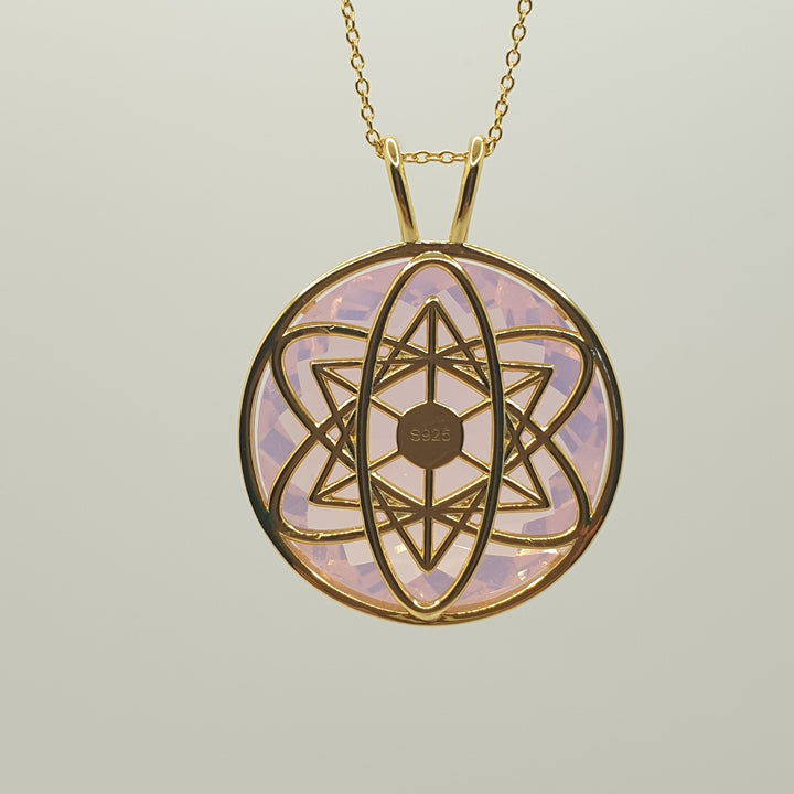 Cosmic Body Balance Pendant - Shekinah Rose (PI288S)