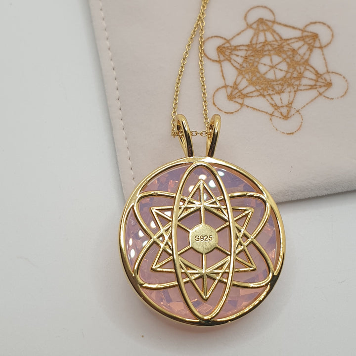 Cosmic Body Balance Pendant - Shekinah Rose (PI288S)