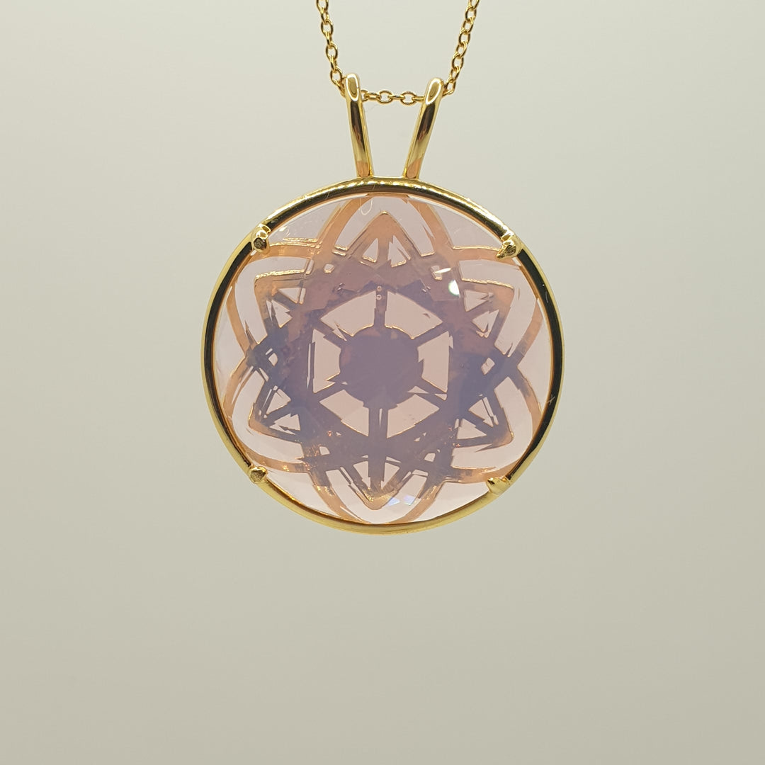 Cosmic Body Balance Pendant - Shekinah Rose (PI288S)