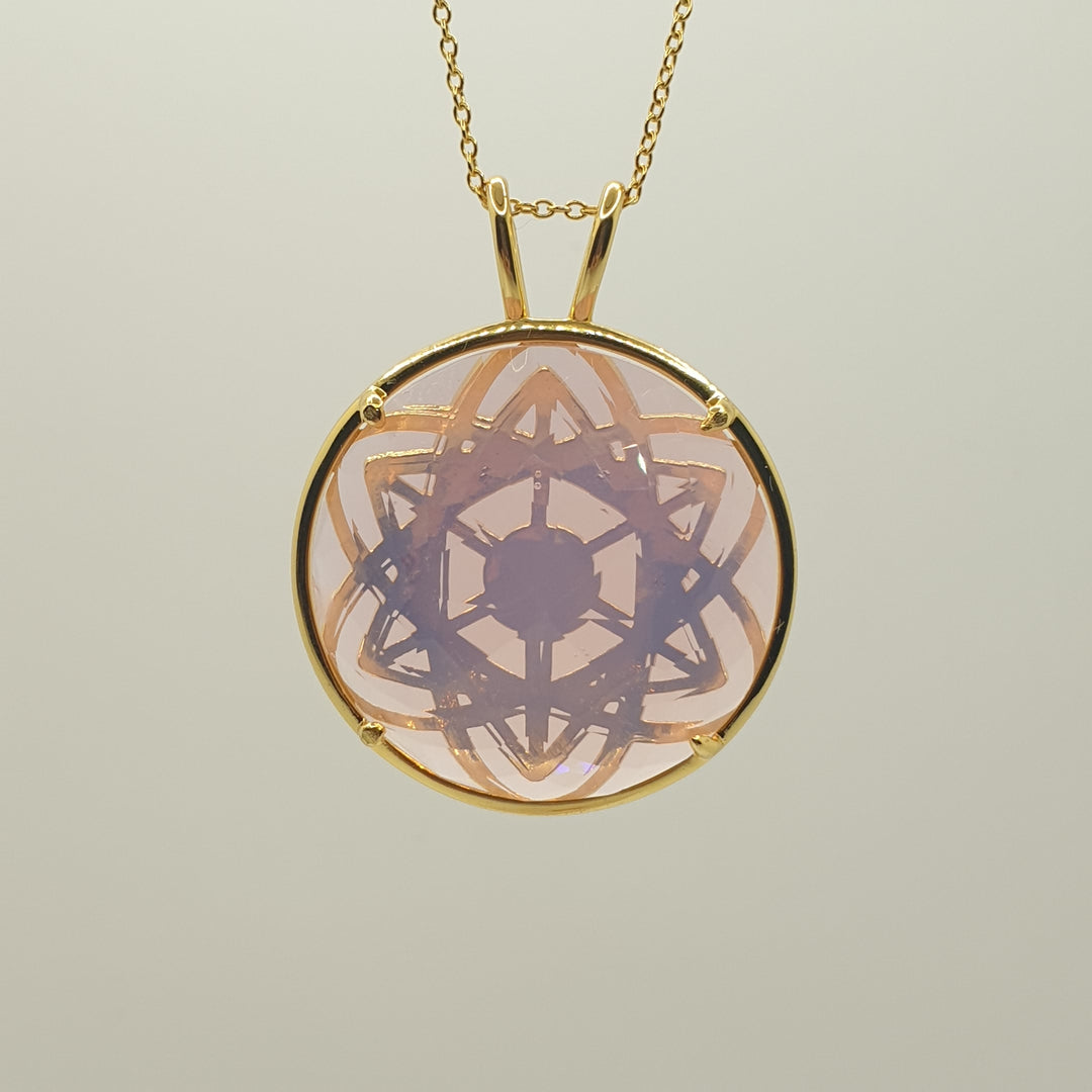 Cosmic Body Balance Pendant - Shekinah Rose (PI288S)