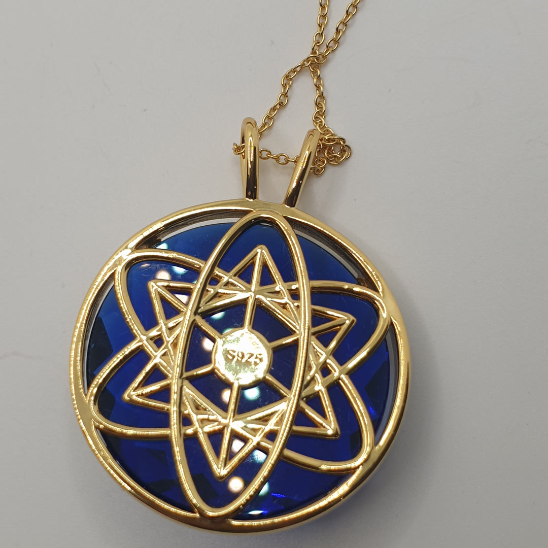 Cosmic Body Balance Pendant - Tanzanite Blue (PI289S)