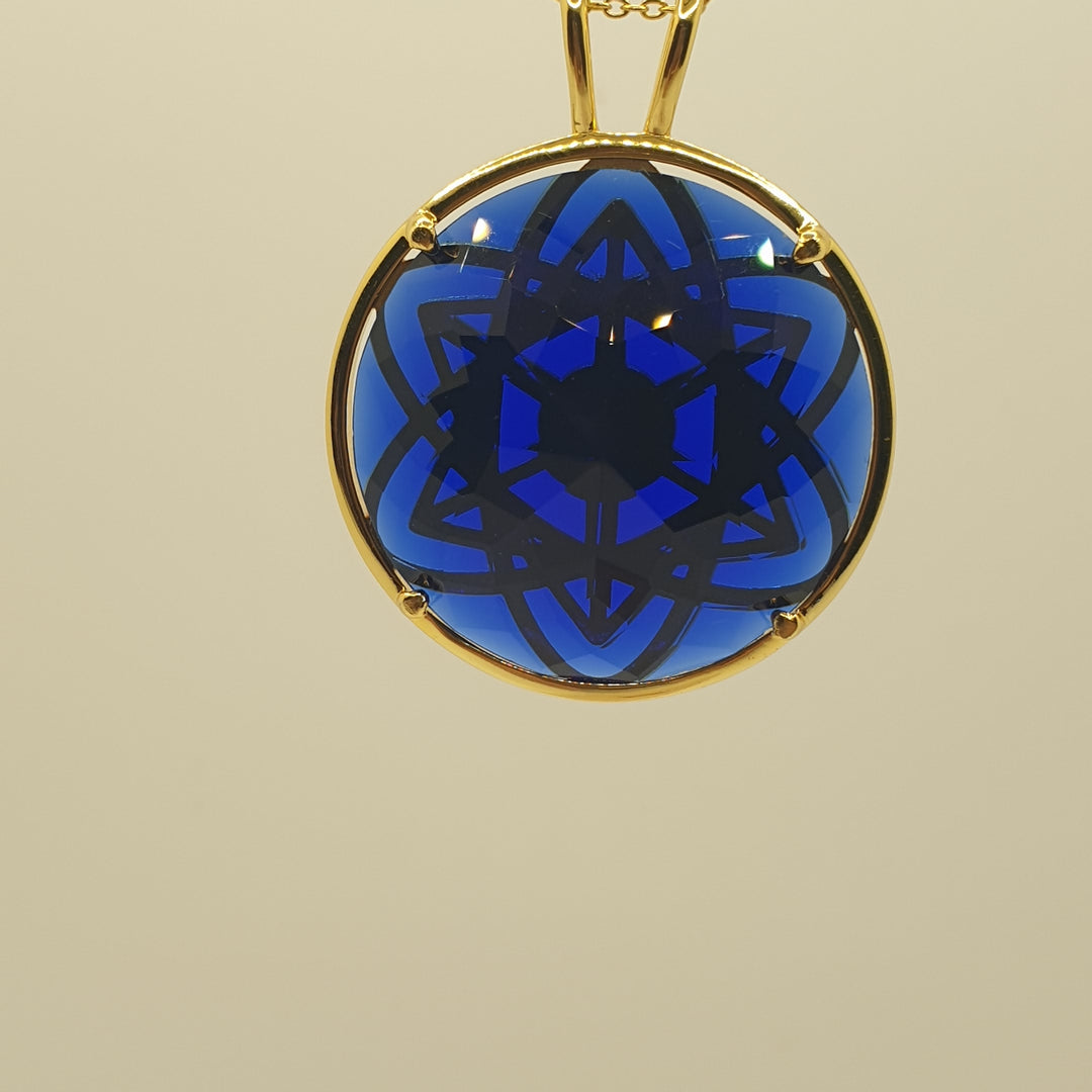 Cosmic Body Balance Pendant - Tanzanite Blue (PI289S)