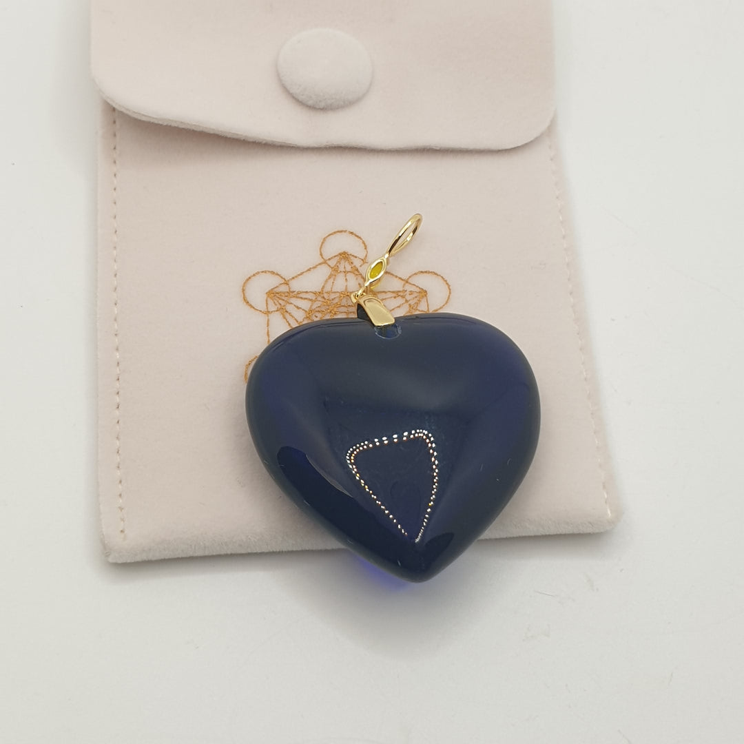 Tanzanite Fire Heart Pendant  (PI294R)