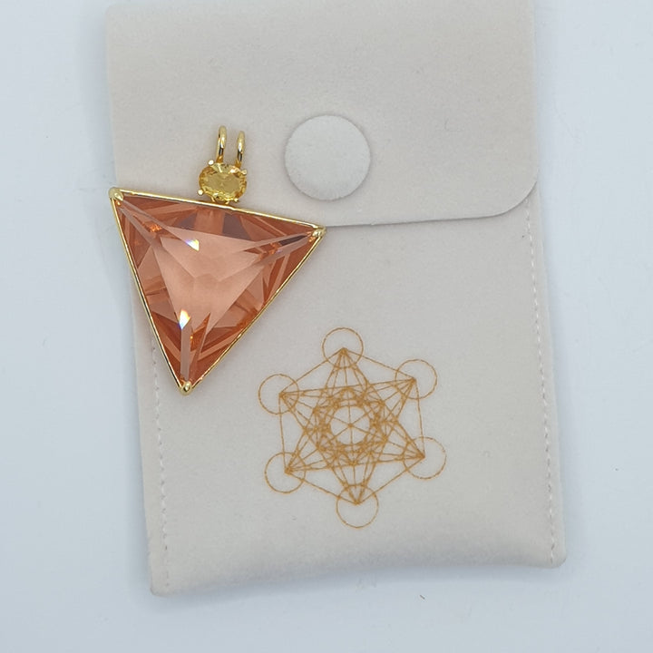 Angelic Star Pendant, Rose Gold/Yellow, Gold Plated (PI245)