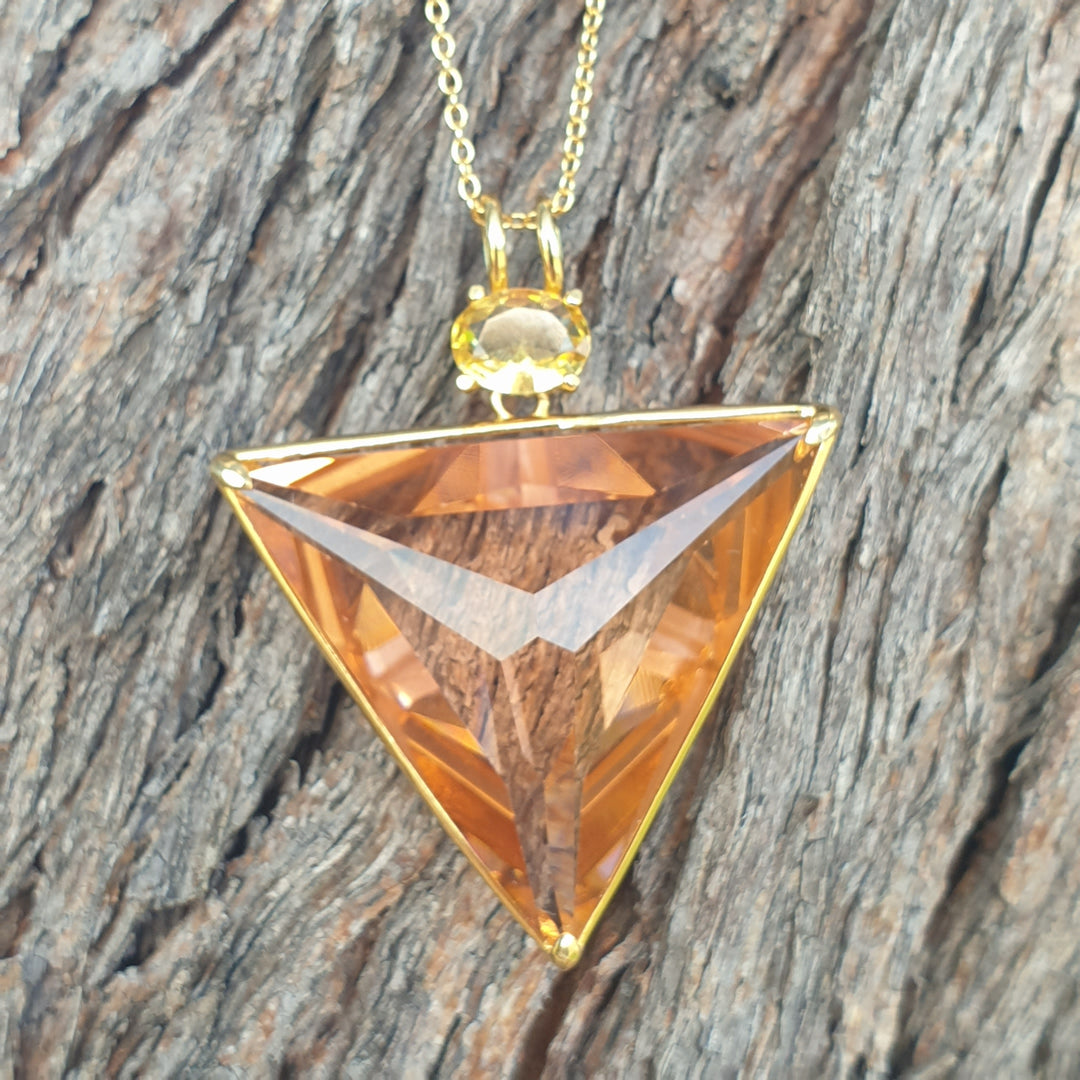 Angelic Star Pendant, Rose Gold/Yellow, Gold Plated (PI245)