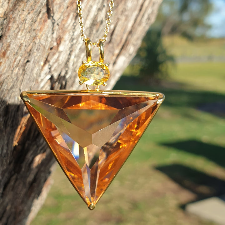 Angelic Star Pendant, Rose Gold/Yellow, Gold Plated (PI245)