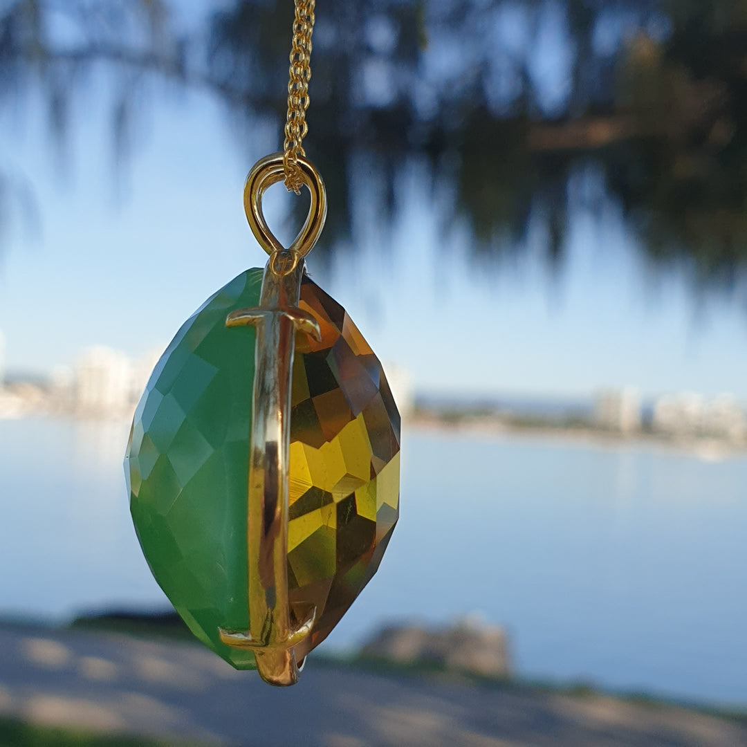 Gemini: Opaque Green/Gold (PI272)R