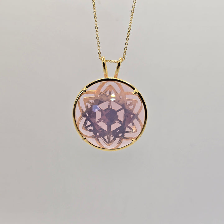 Cosmic Body Balance Pendant - Shekinah Rose (PI288S)
