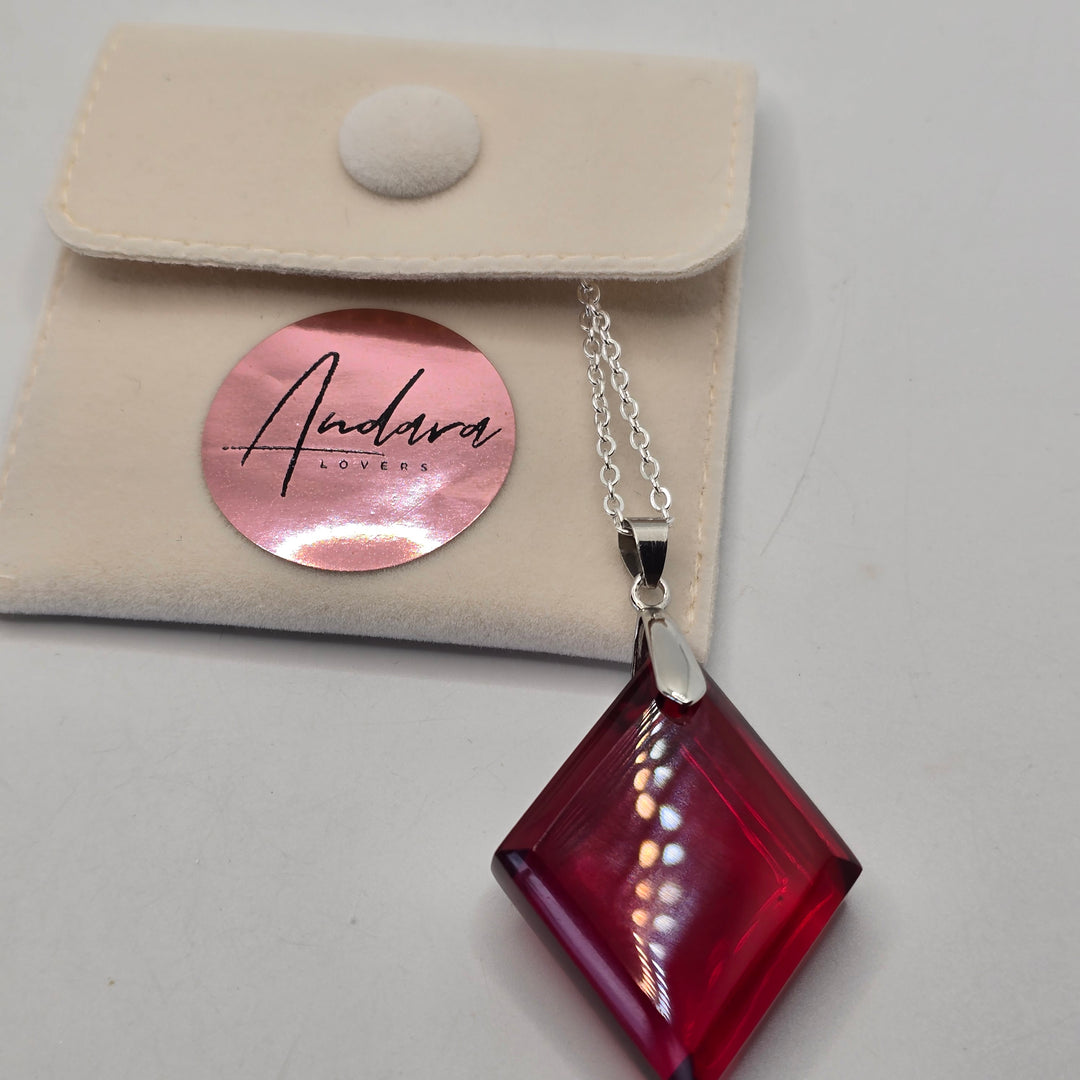 Divine Red Diamond Pendant  (PI298)