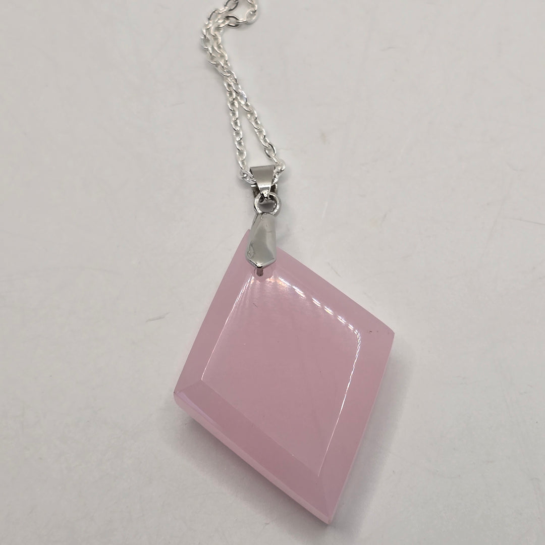 Shekinah Pink Diamond shaped ANDARA Pendant  (PI300)