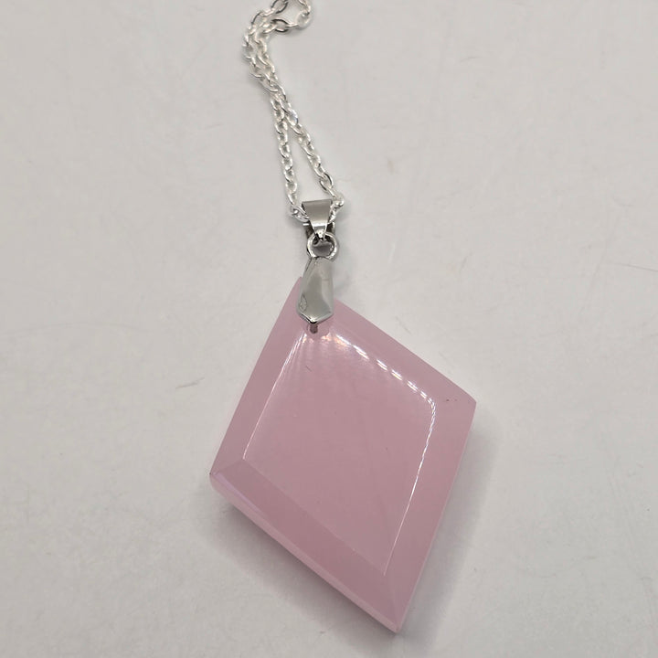 Shekinah Pink Diamond shaped ANDARA Pendant  (PI300)