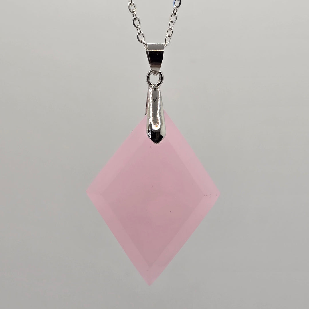 Shekinah Pink Diamond shaped ANDARA Pendant  (PI300)