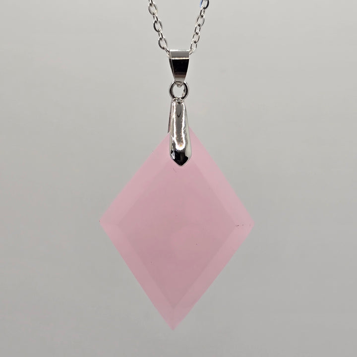 Shekinah Pink Diamond shaped ANDARA Pendant  (PI300)