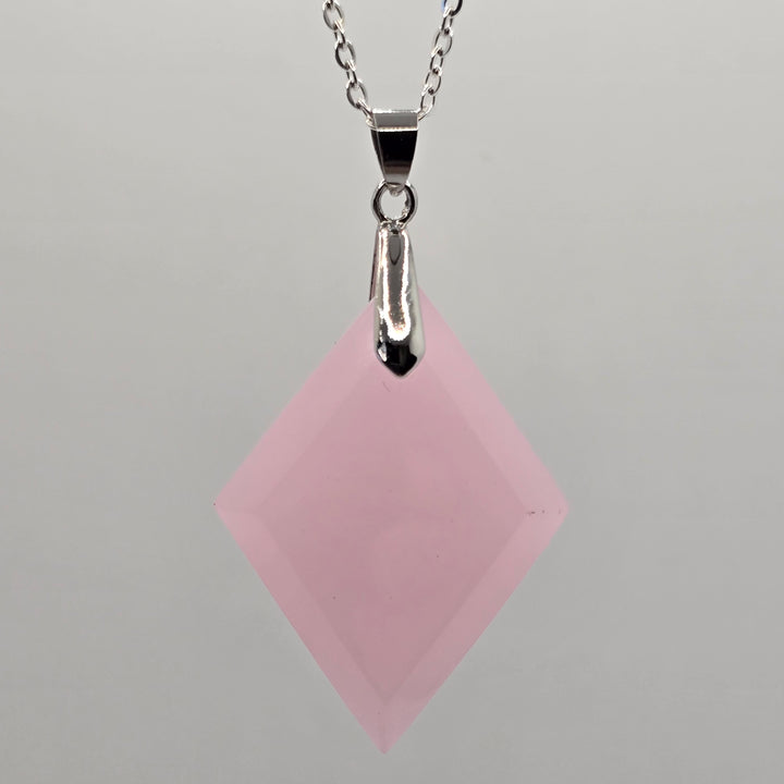 Shekinah Pink Diamond shaped ANDARA Pendant  (PI300)