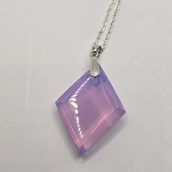 Shekinah Lilac Diamond shaped ANDARA Pendant  (PI301)