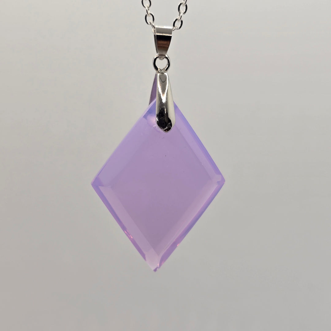 Shekinah Lilac Diamond shaped ANDARA Pendant  (PI301)