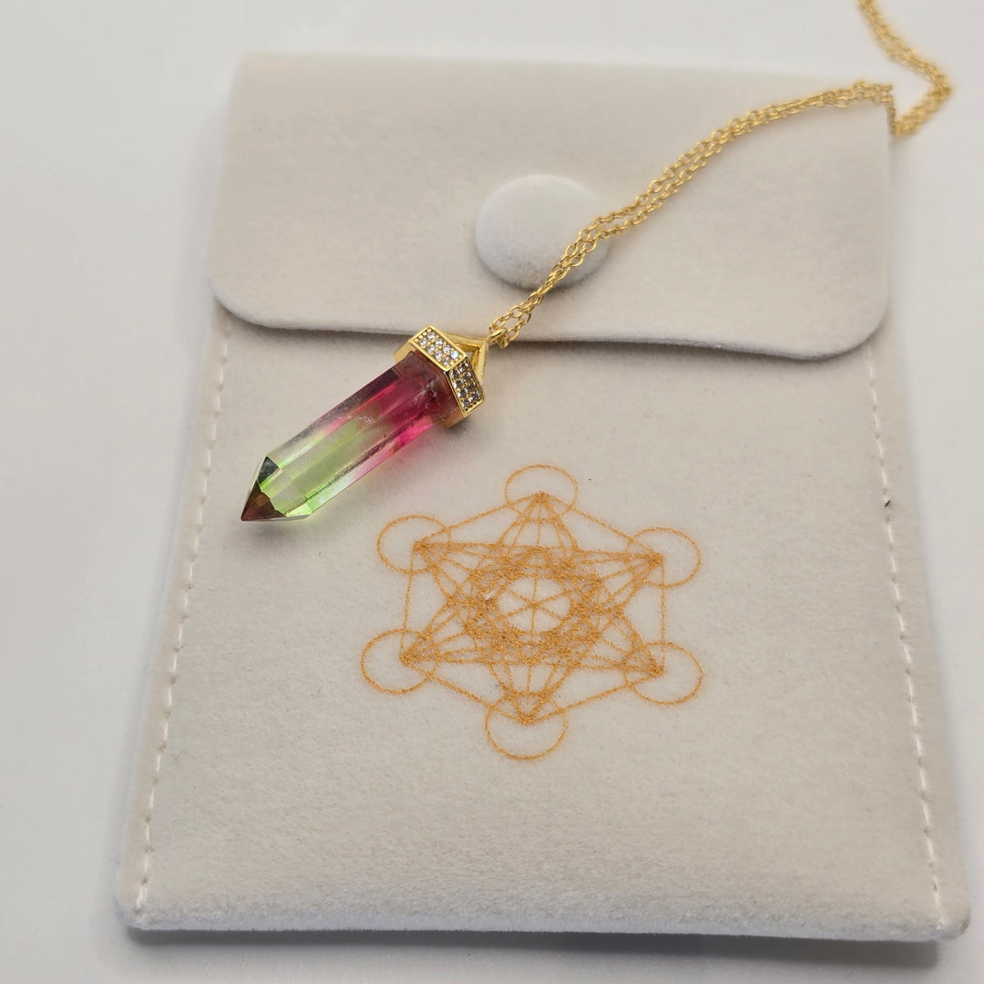 Single Terminated Pendant, Rainbow PI315