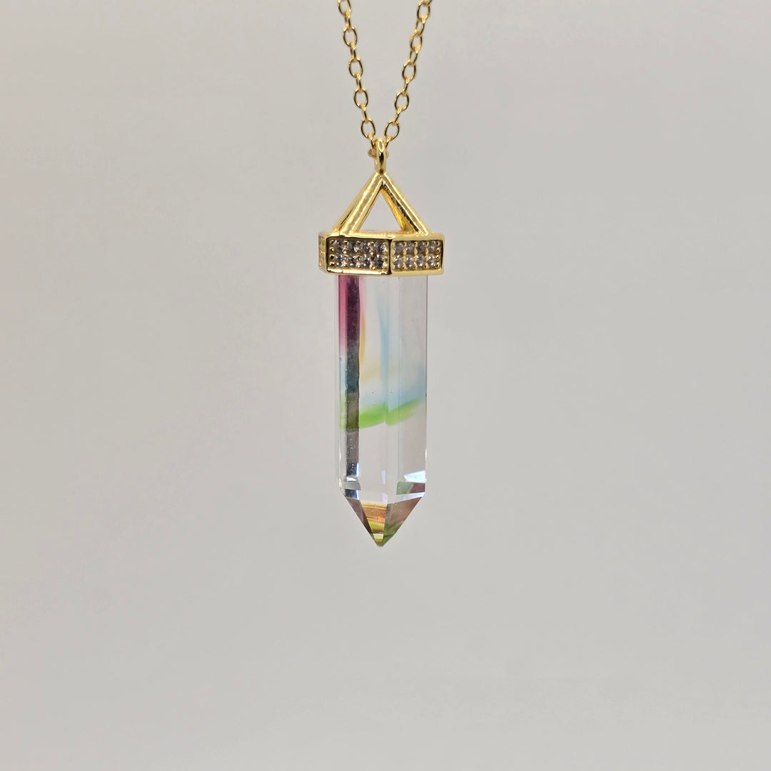 PI319 — Infinite Light — Pure Flow | Pink, Blue, Green and Clear Rainbow Andara