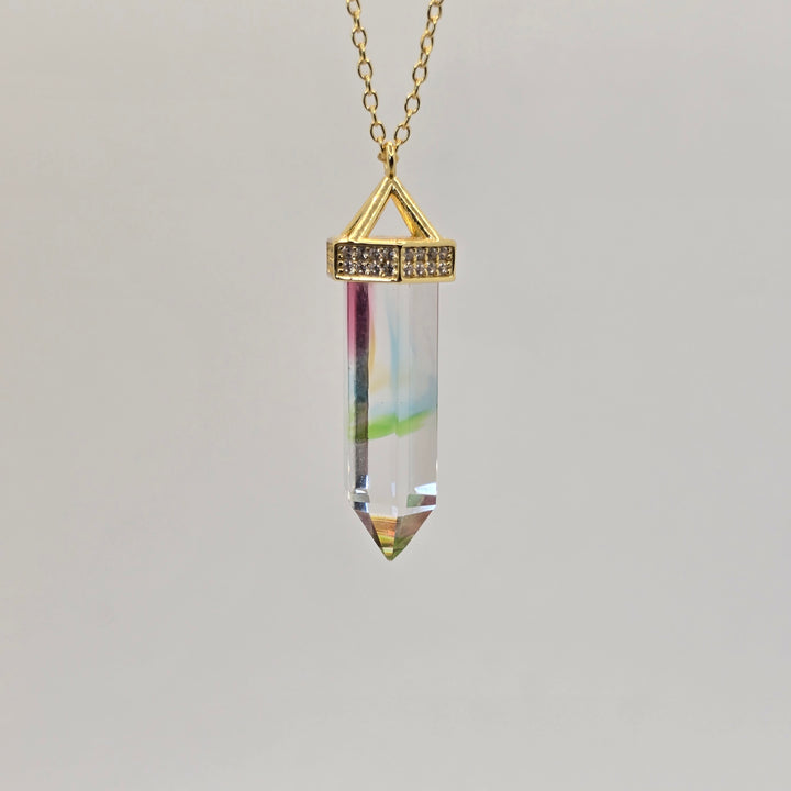 PI319 — Infinite Light — Pure Flow | Pink, Blue, Green and Clear Rainbow Andara