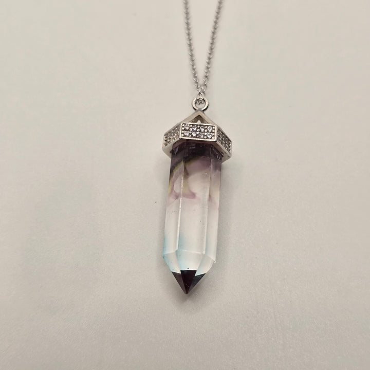 PI323 — Infinite Light — Pure Flow | Purple, Yellow and Clear Rainbow Andara