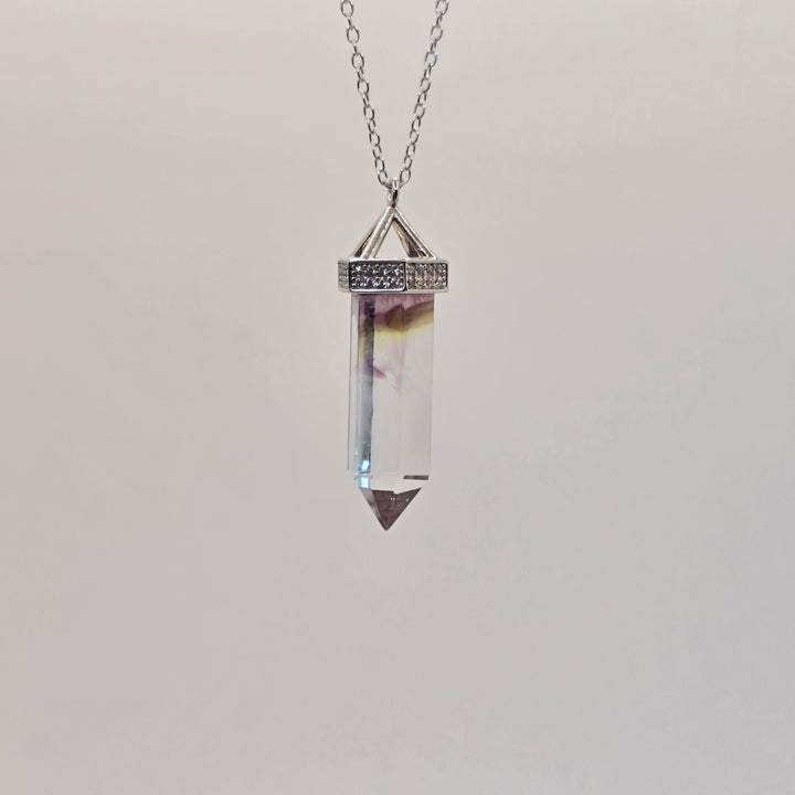 PI323 — Infinite Light — Pure Flow | Purple, Yellow and Clear Rainbow Andara