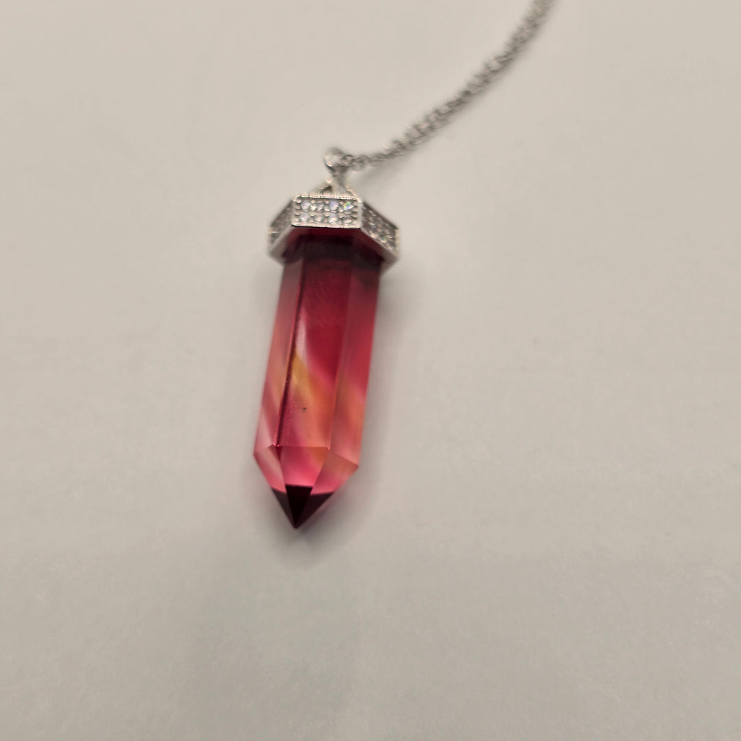 PI324 — Infinite Light — Pure Flow | Red, Gold and Pink Rainbow Andara