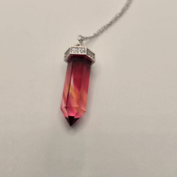 PI324 — Infinite Light — Pure Flow | Red, Gold and Pink Rainbow Andara