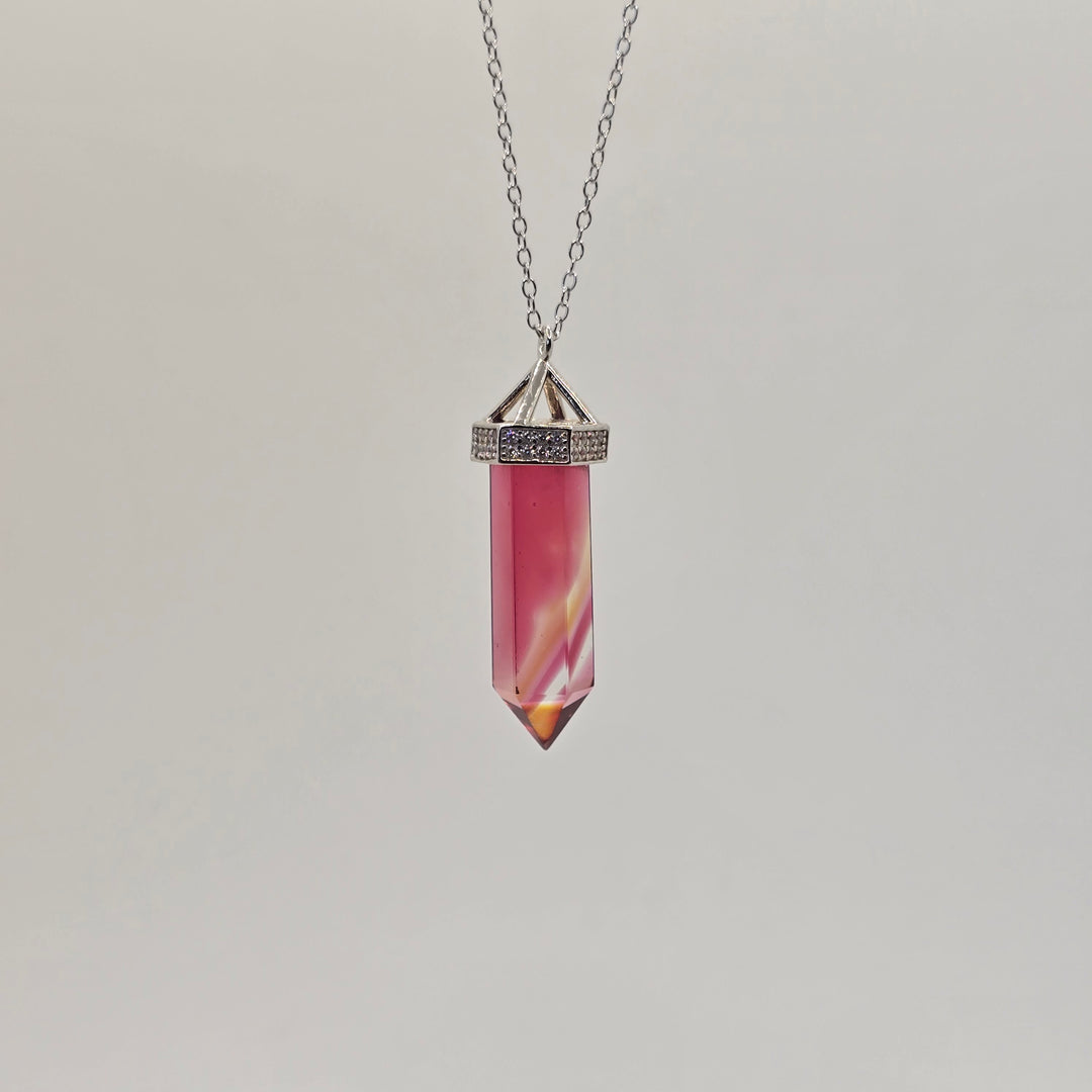 PI324 — Infinite Light — Pure Flow | Red, Gold and Pink Rainbow Andara