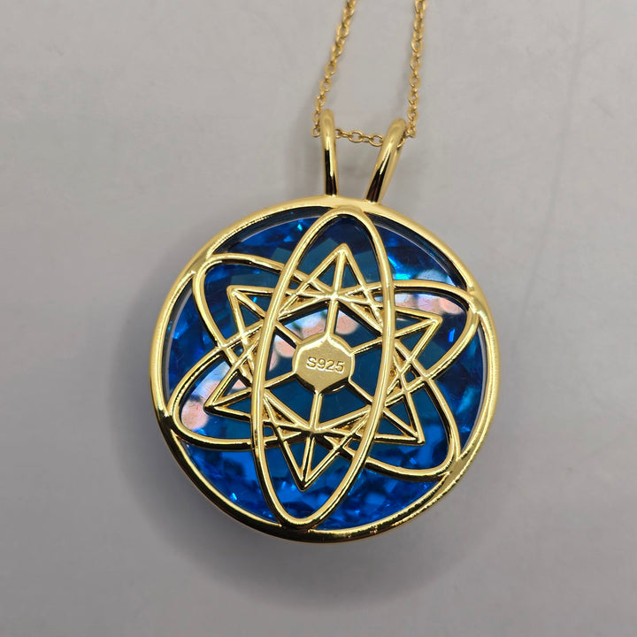 Cosmic Body Balance Pendant - Merlin Blue (PI307)
