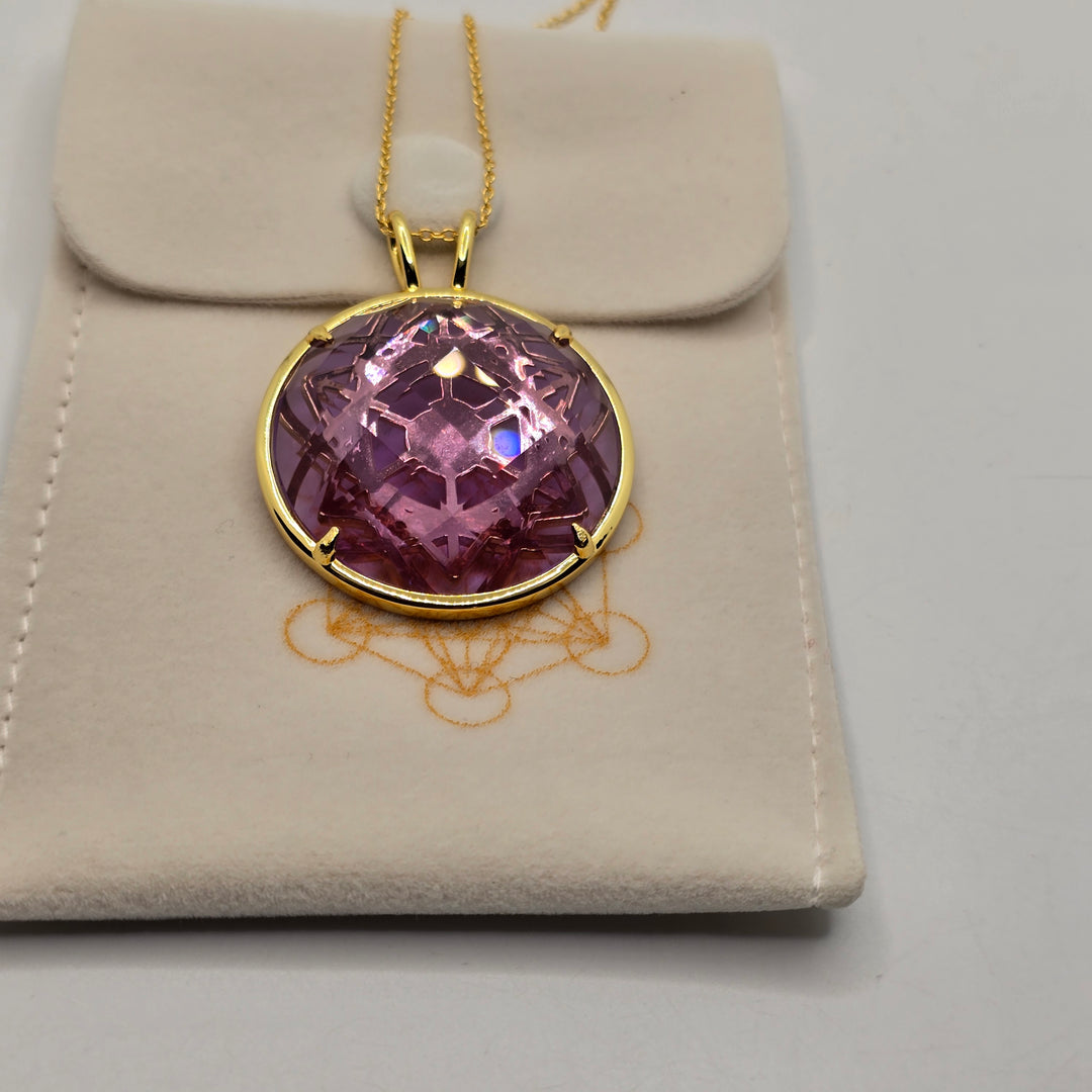 Cosmic Body Balance Pendant - Lilac (PI303)