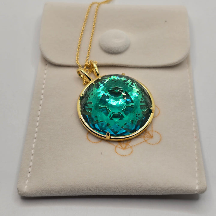 Cosmic Body Balance Pendant - Cosmic Aqua (PI308)