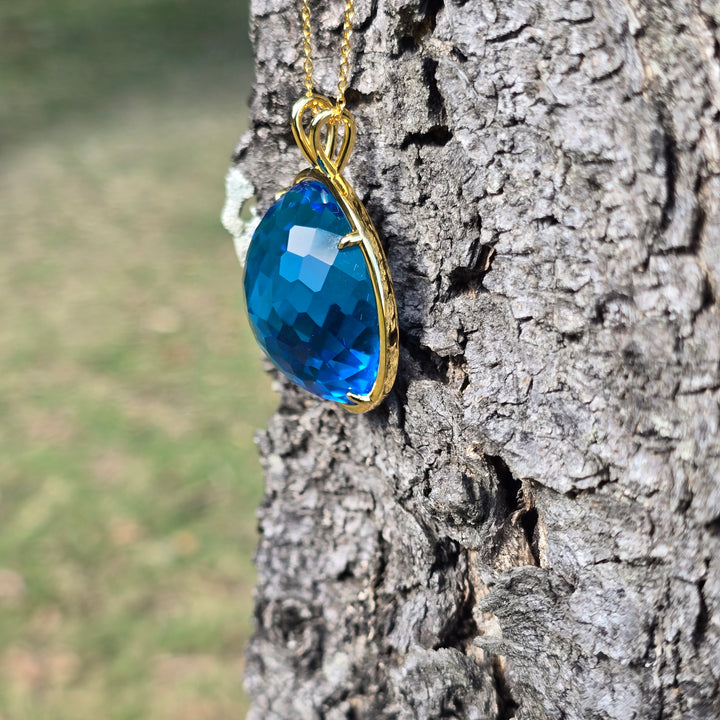 Cosmic Body Balance Pendant - Merlin Blue (PI307)